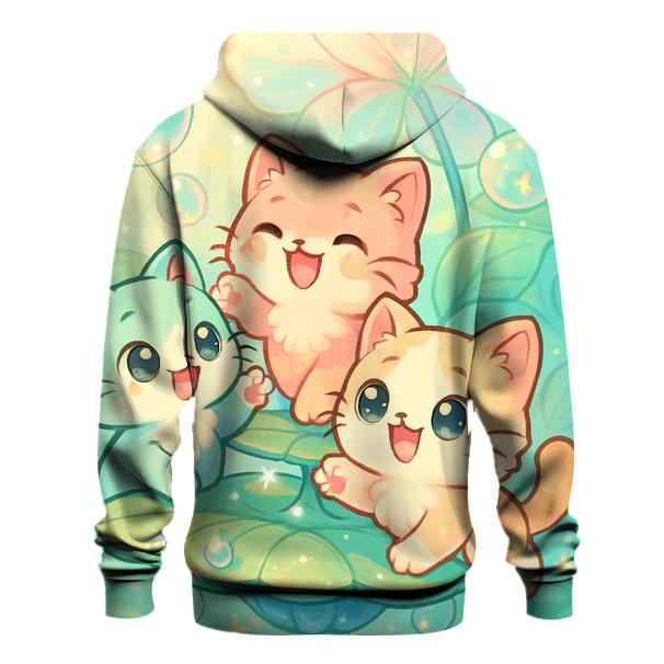 Sky Garden Kitten Carousel printed hoodies