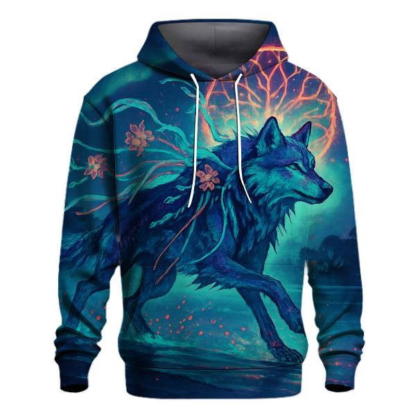 Tideforest Aurora Wolf Runner hoodie styles