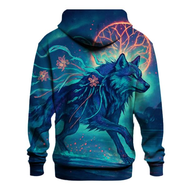 Tideforest Aurora Wolf Runner hoodie styles