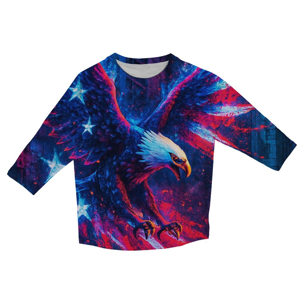 Neon Foundry Stars And Stripes casual three quarter sleeve shirts