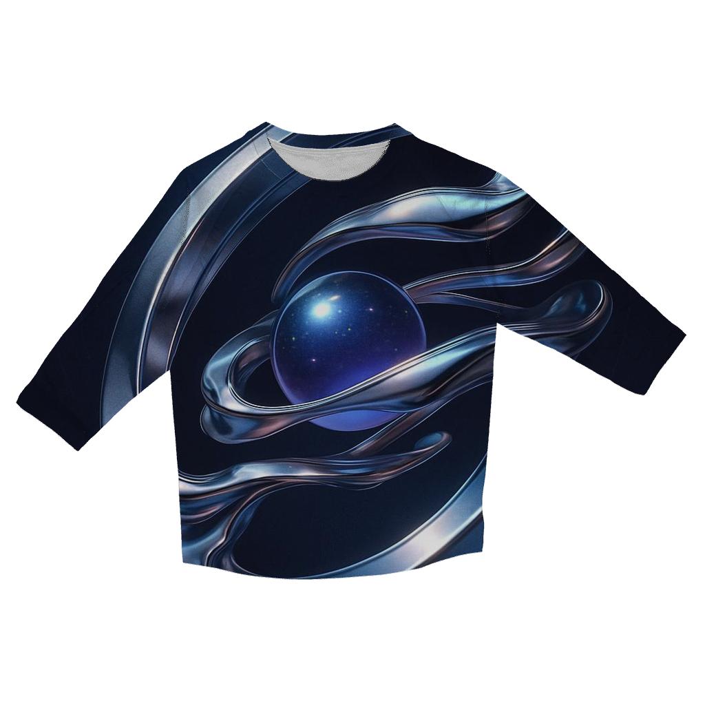 Chromatic Orbit Foundry fashion 3/4 sleeve shirts