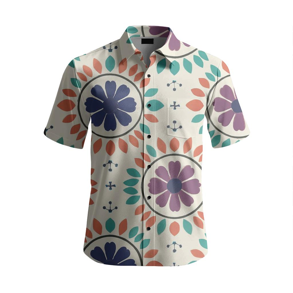 Nebula Suzani Rosette Constellation Medallions personalized embroidery shirts