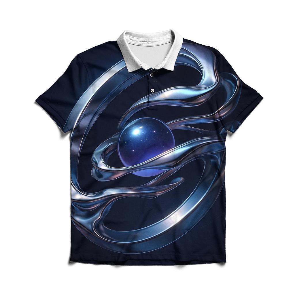 Chromatic Orbit Foundry custom polo shirts