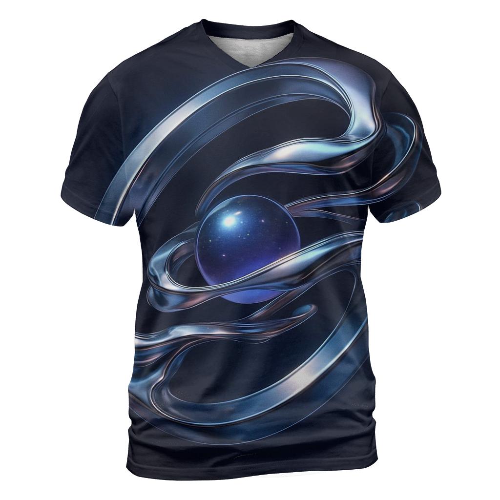 Chromatic Orbit Foundry trendy printed shirt styles