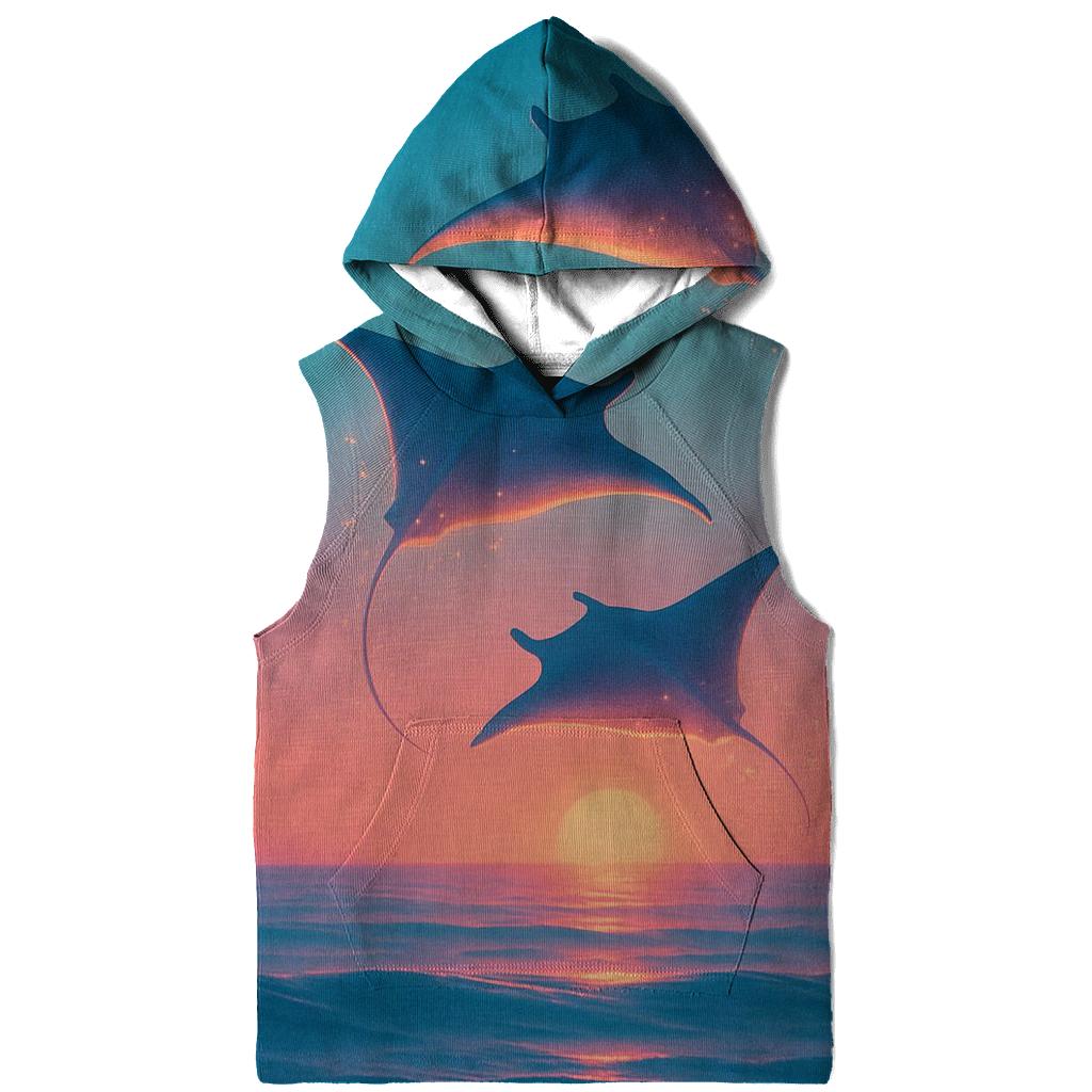Manta Rays Of The Afterglow Sea graphic hoodies