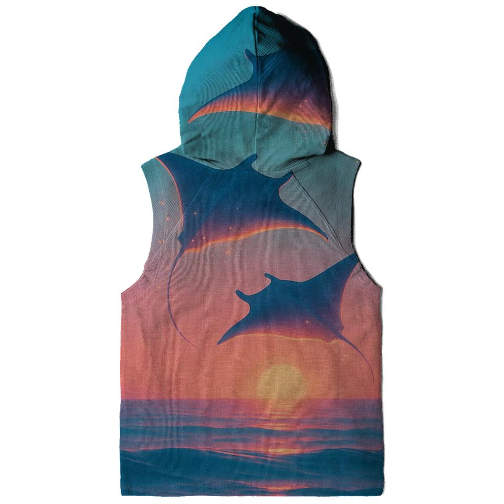 Manta Rays Of The Afterglow Sea graphic hoodies