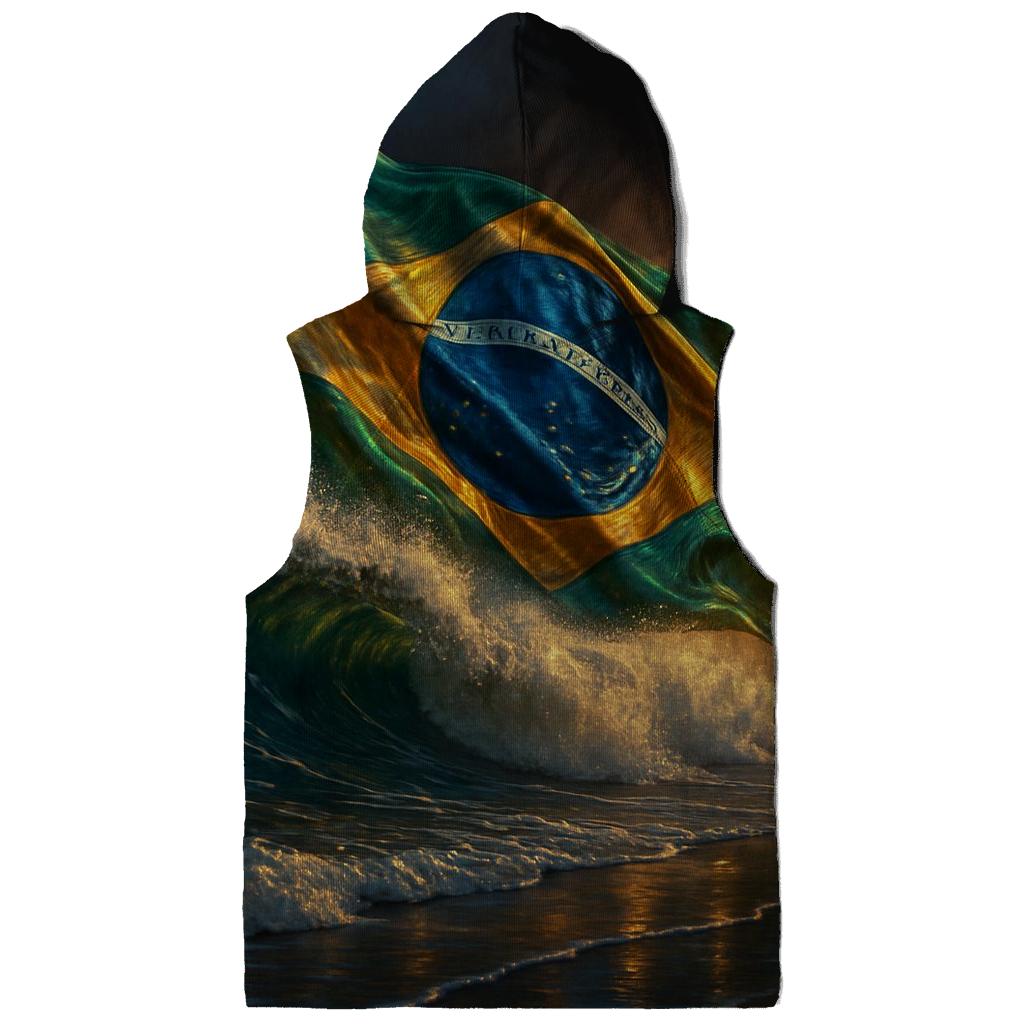 Samba Coast Metallic Flag Surge printed hoodies