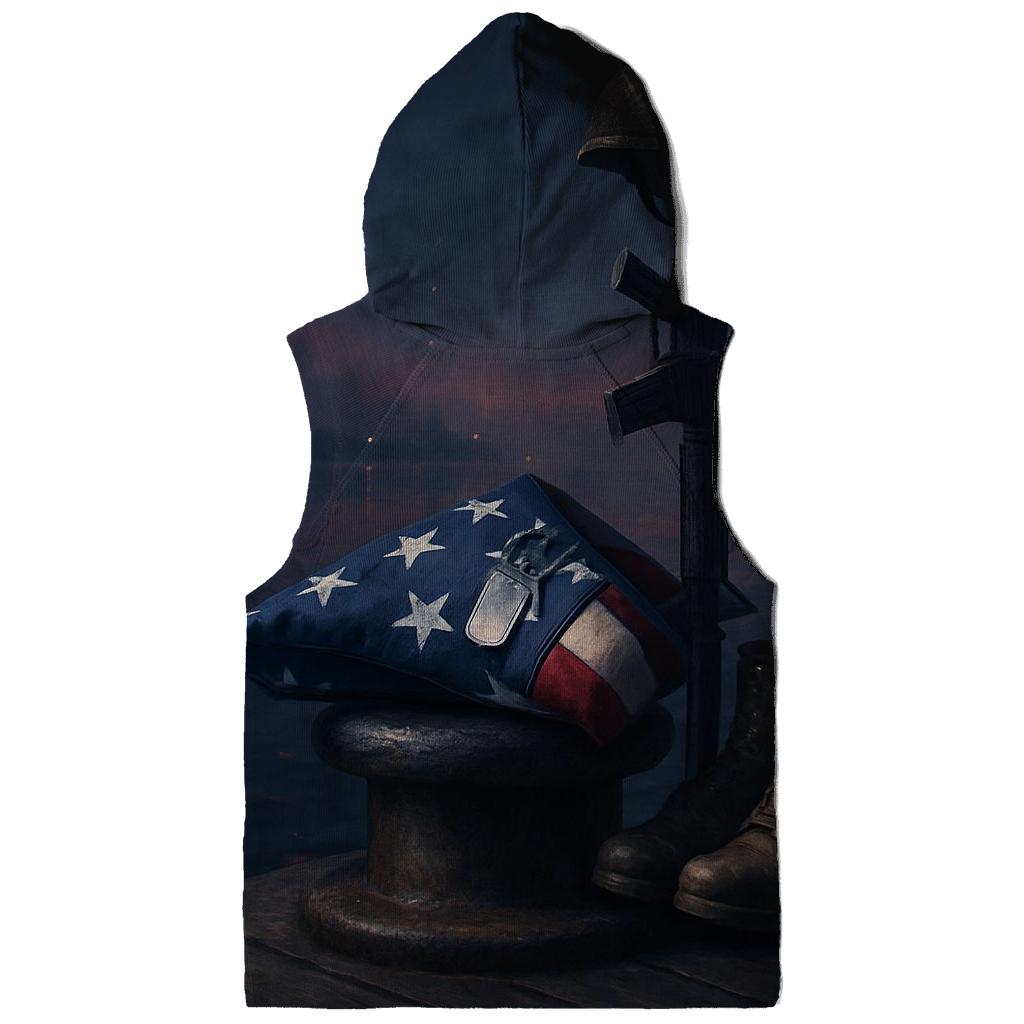 Memorial Harbor Folded Flag Vigil hoodie trends