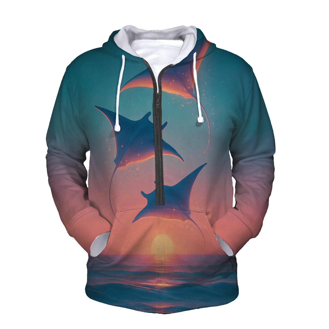 Manta Rays Of The Afterglow Sea designer hoodies