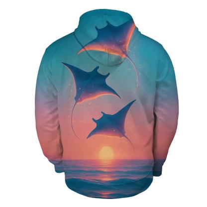 Manta Rays Of The Afterglow Sea designer hoodies