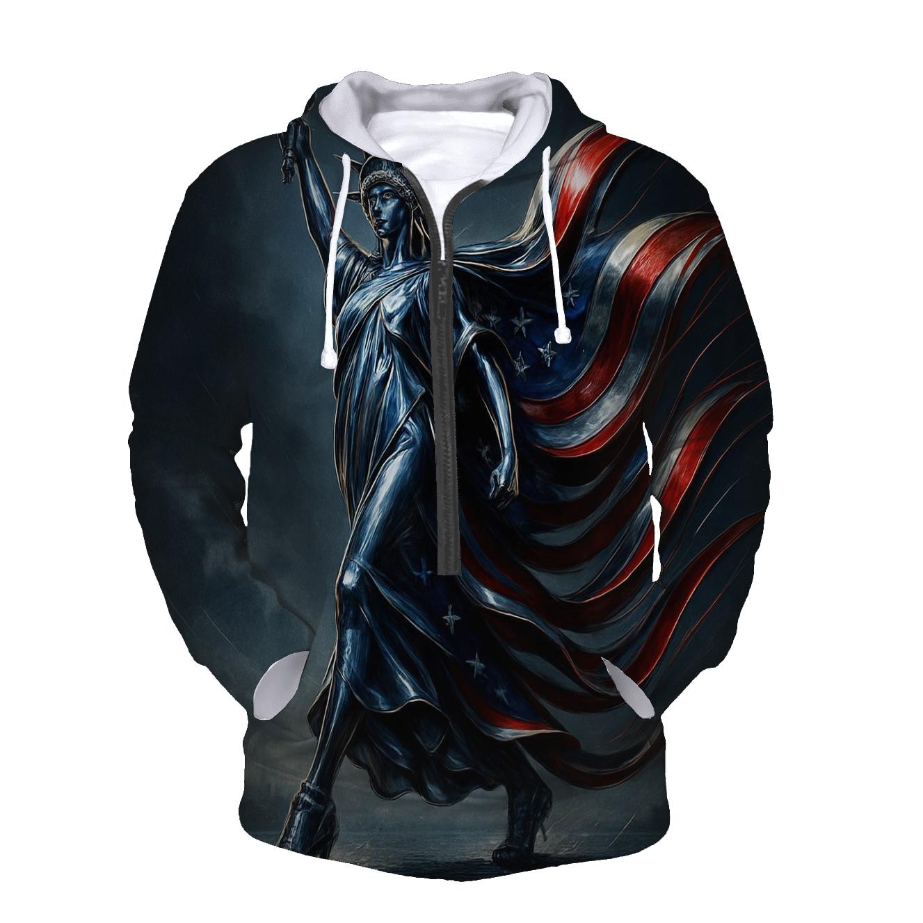 Chrome Liberty Surge Flag hoodies fashion