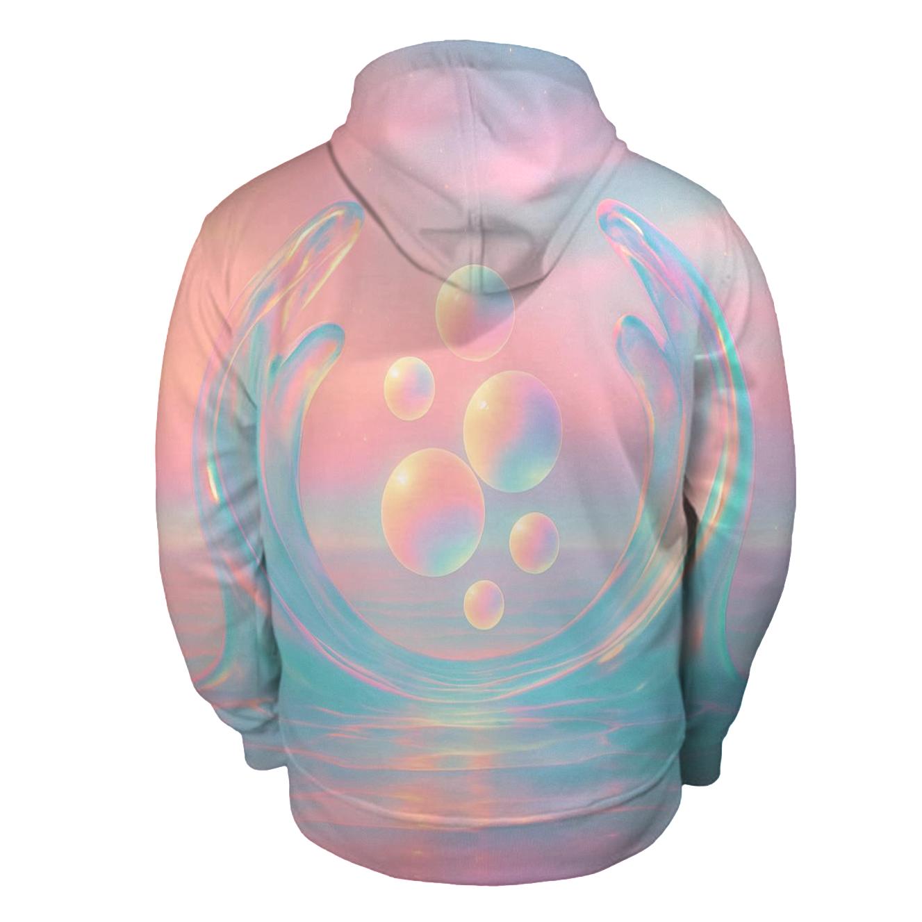 Prism Tide Sanctuary embroidered hoodies