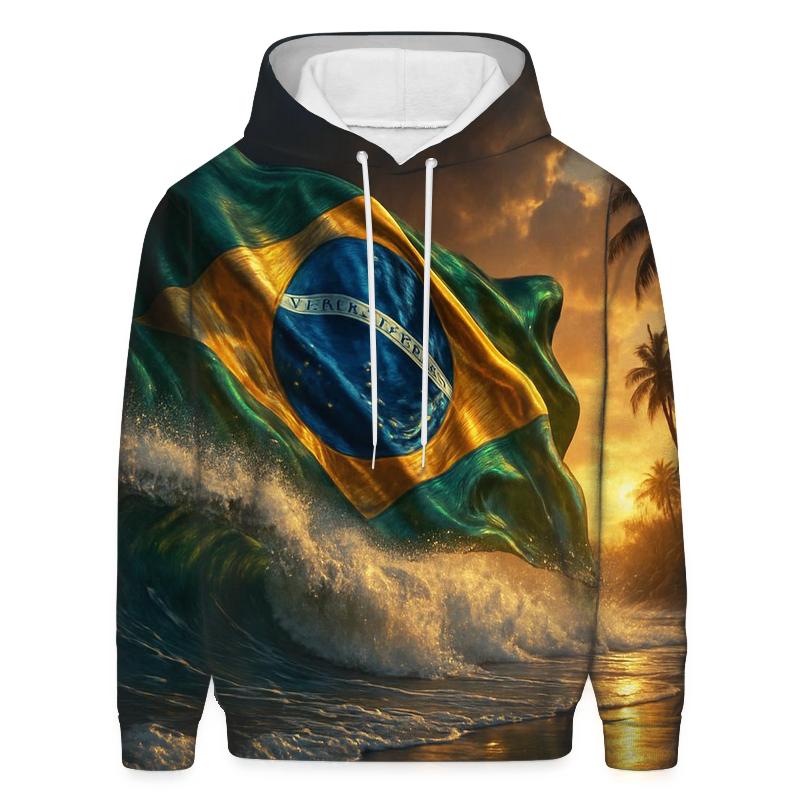 Samba Coast Metallic Flag Surge premium hoodies