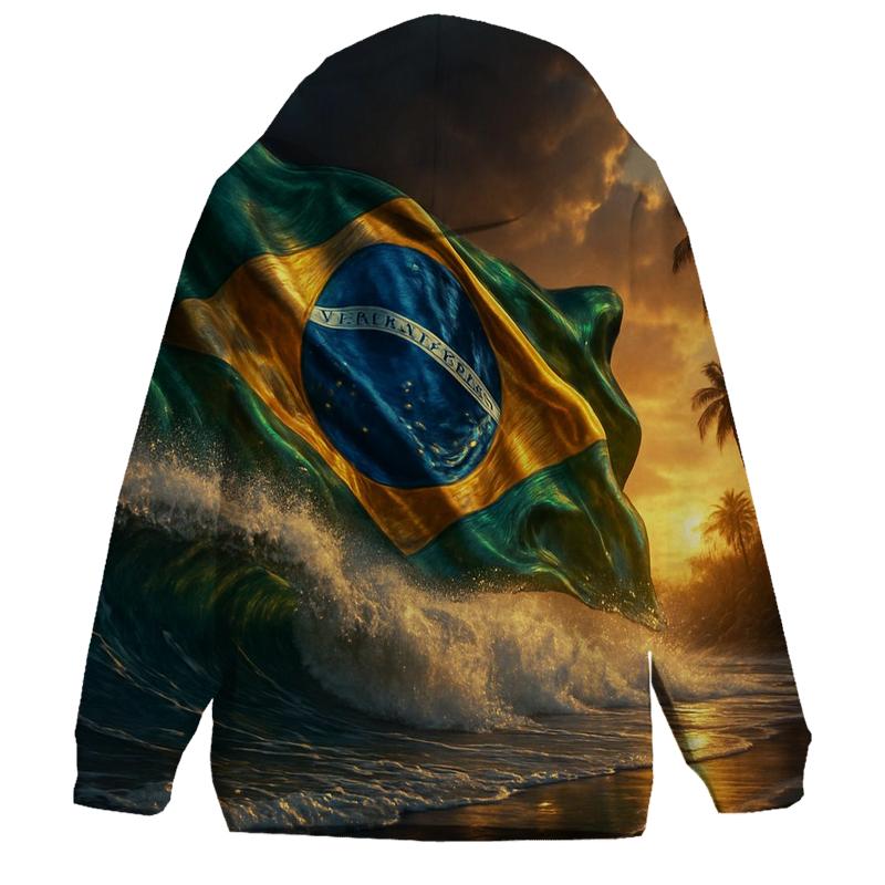 Samba Coast Metallic Flag Surge premium hoodies