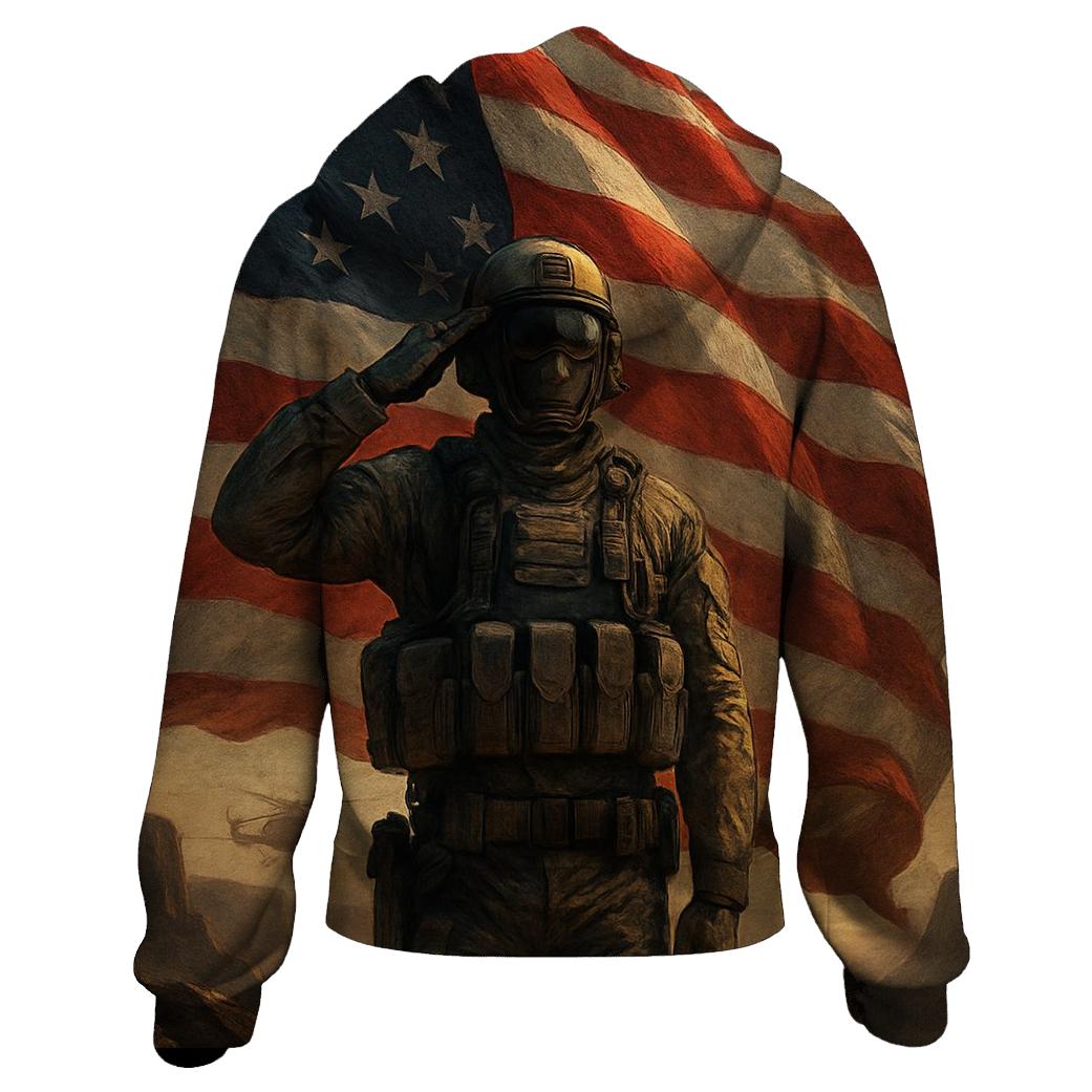 Canyon Dawn Sentinel Flag lightweight hoodies