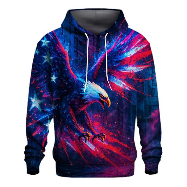 Neon Foundry Stars And Stripes printed hoodies