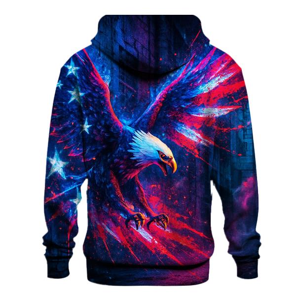 Neon Foundry Stars And Stripes printed hoodies