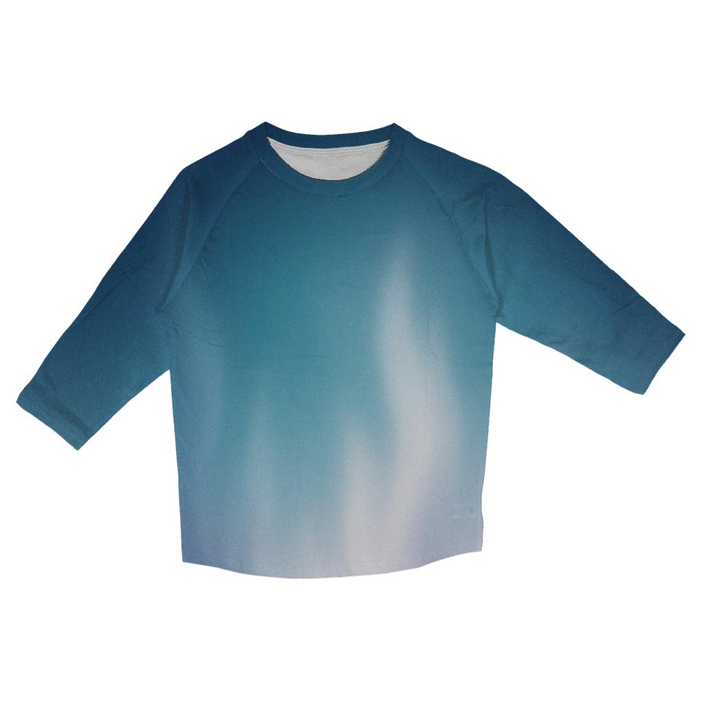 Cryovolcano Aurora Fade fashion 3/4 sleeve shirts
