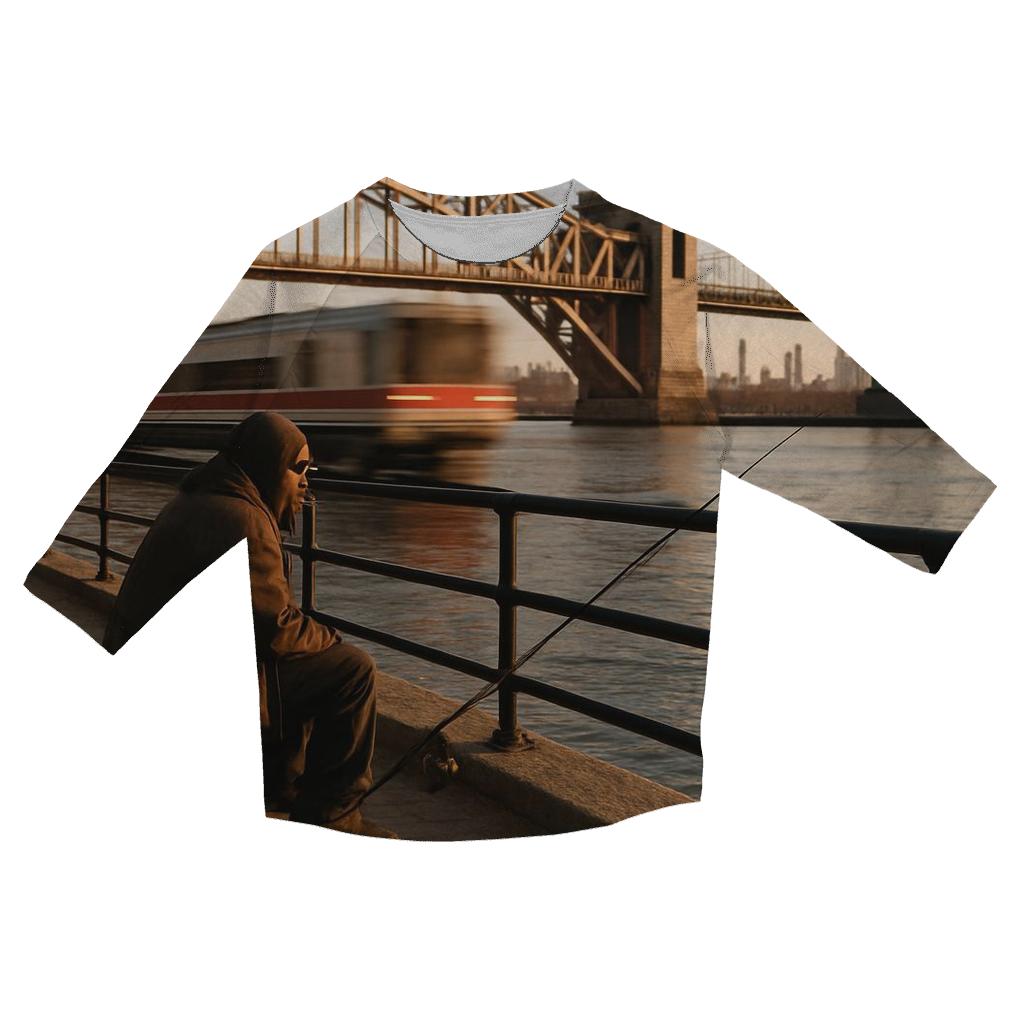 Harlem River Overlook With Co Op City In The Distance personalized 3/4 sleeve tees