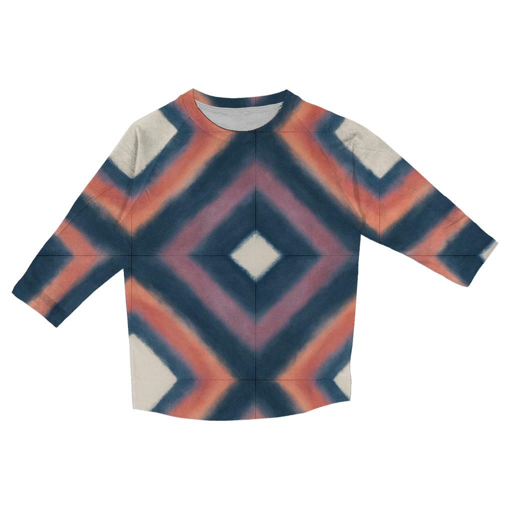 Itajime Eclipse Lattice stylish quarter sleeve tops