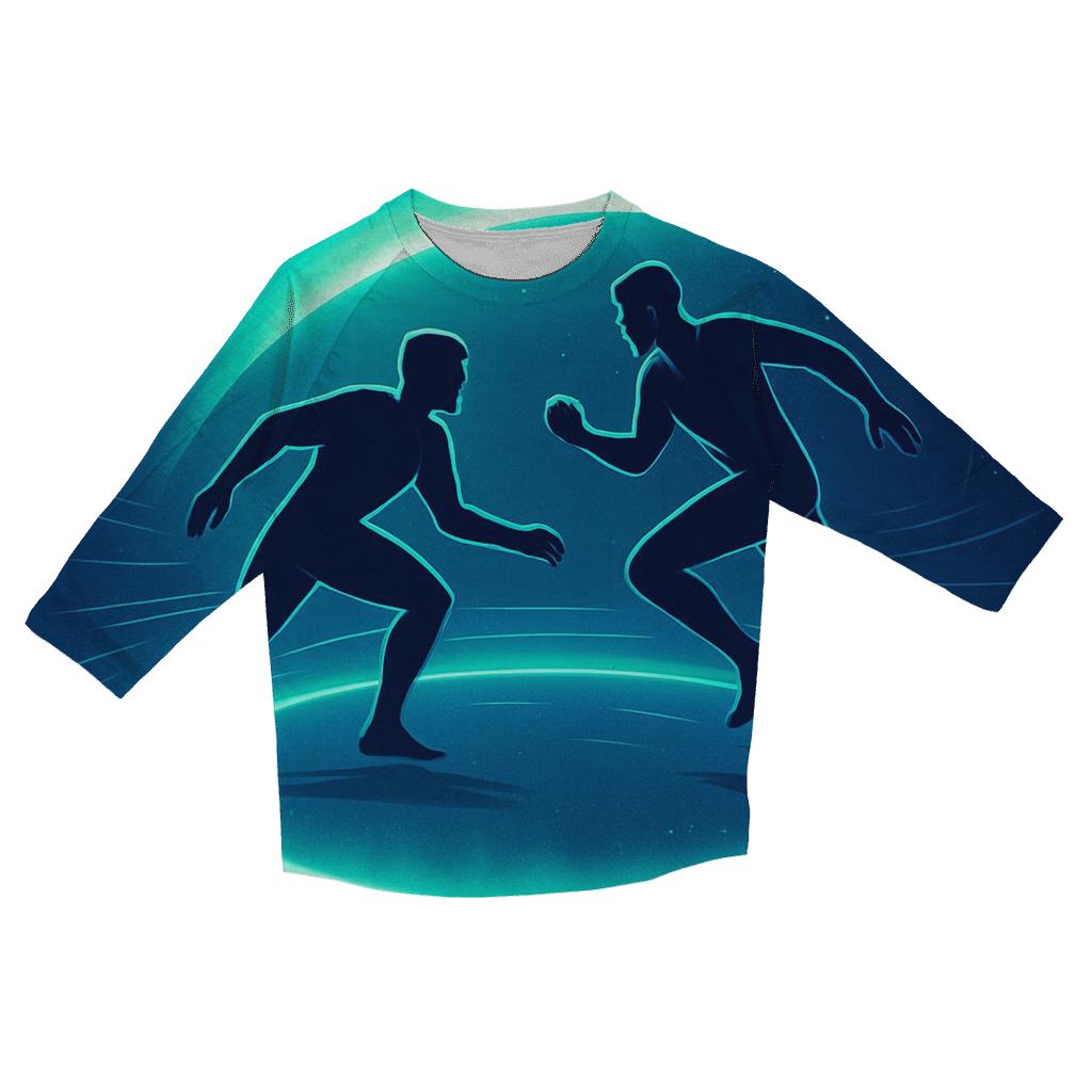 Aurora Kabaddi Circle Clash printed three quarter sleeve shirts
