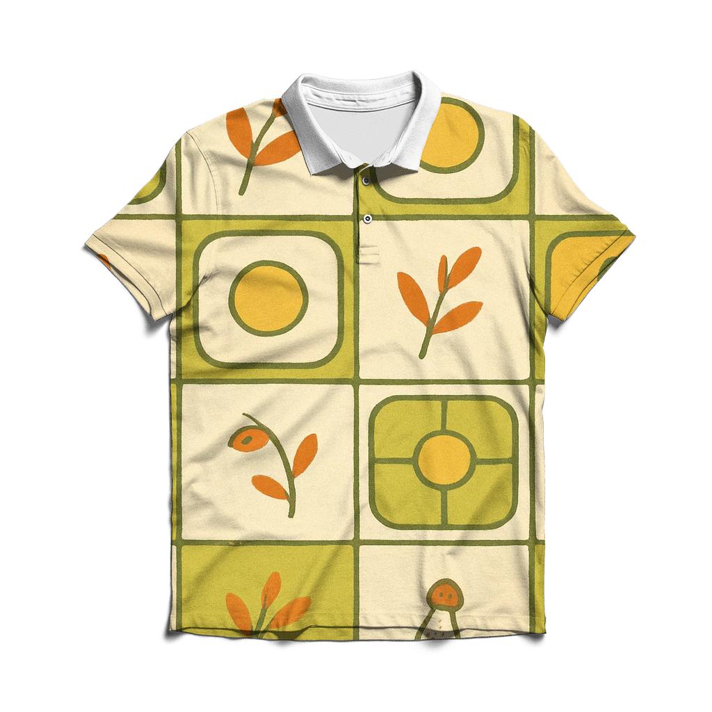 Groovy Avocado Kitchen Tiles designer slim fit polos