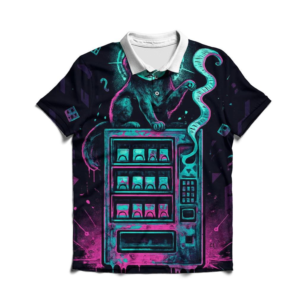 The Vending Machine Oracle embroidered polo tops