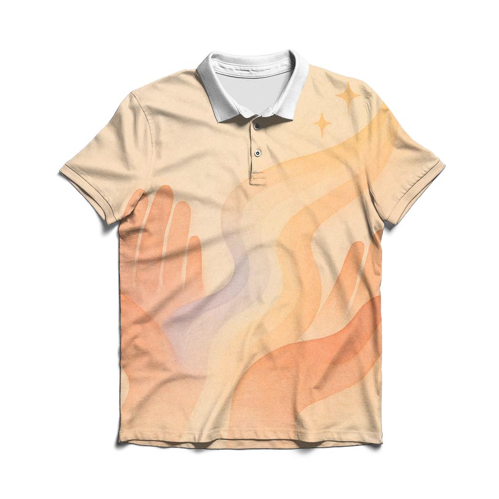 Hands Of Dawn Riverlight embroidered polo tops