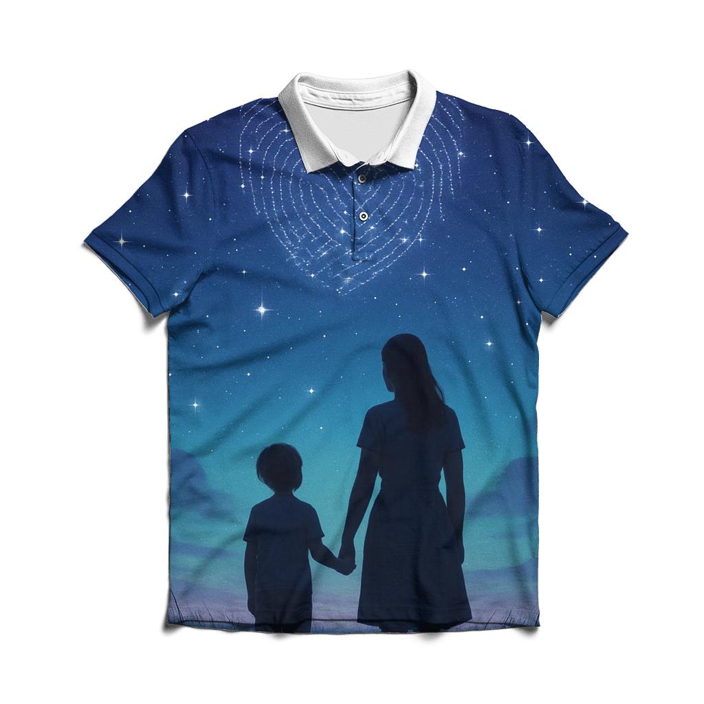 Constellation Of Care A Mothers Love Mapped In Quiet Stars branded logo polo shirts