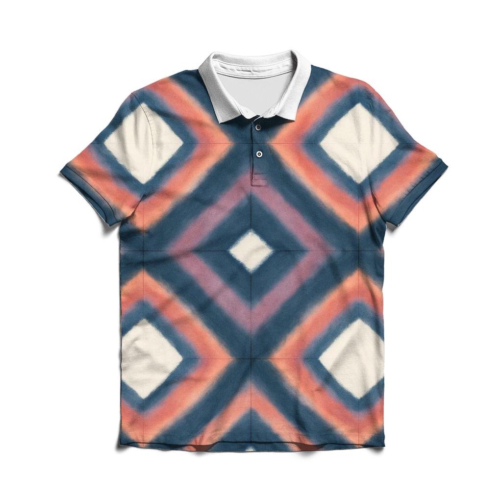 Itajime Eclipse Lattice branded logo polo shirts