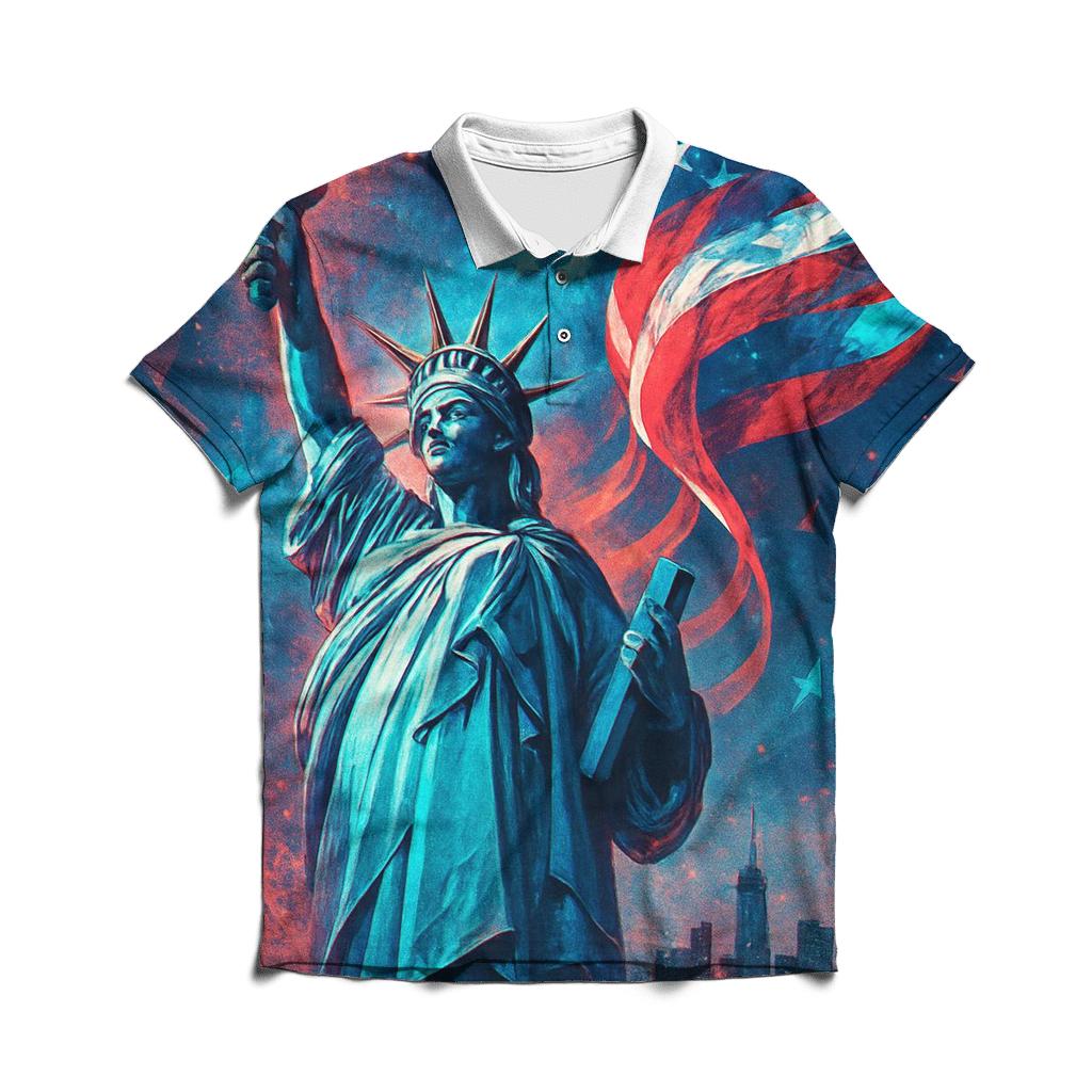 Liberty Prism Skyline Surge premium cotton polo shirts