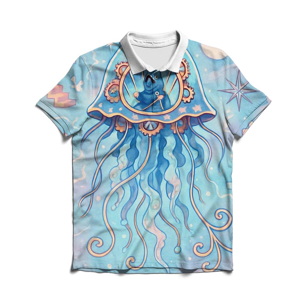Clockwork Jellyfish Pilgrim premium cotton polo shirts