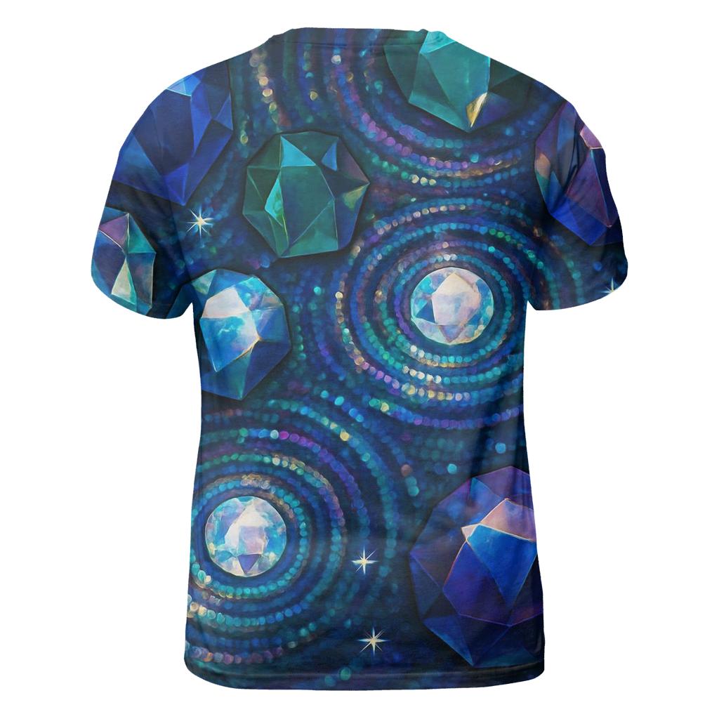 Hologem Tidepool artistic all-over print tops
