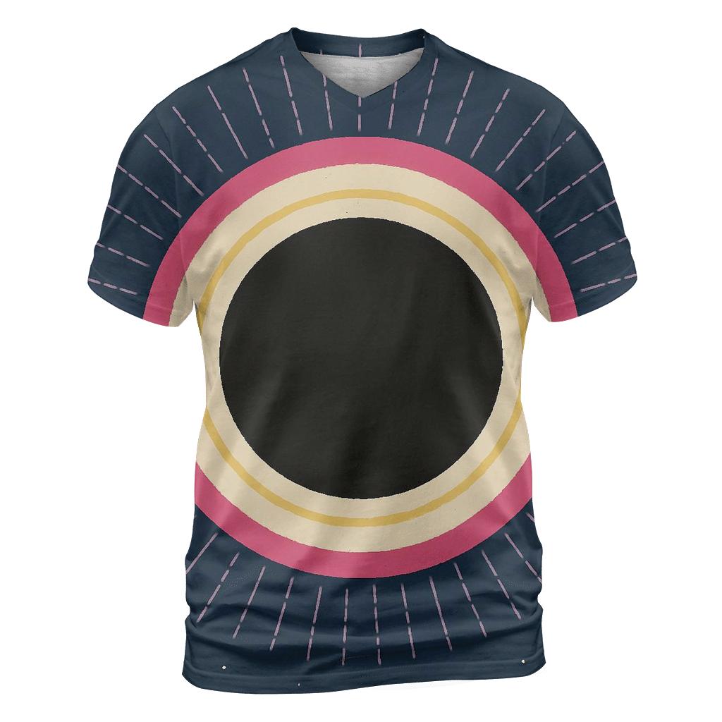 Eclipse Corona Lattice Bloom trendy printed shirt styles