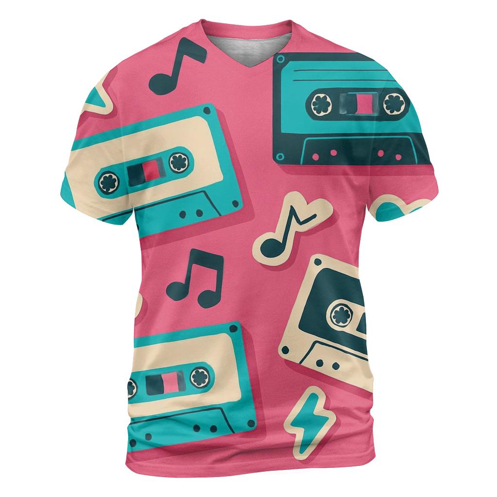 Mixtape Sticker Collage personalized full print shirts