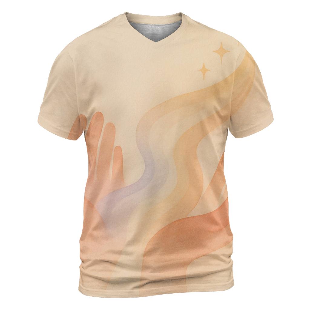 Hands Of Dawn Riverlight unique graphic print tees