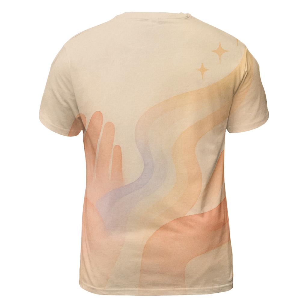 Hands Of Dawn Riverlight unique graphic print tees