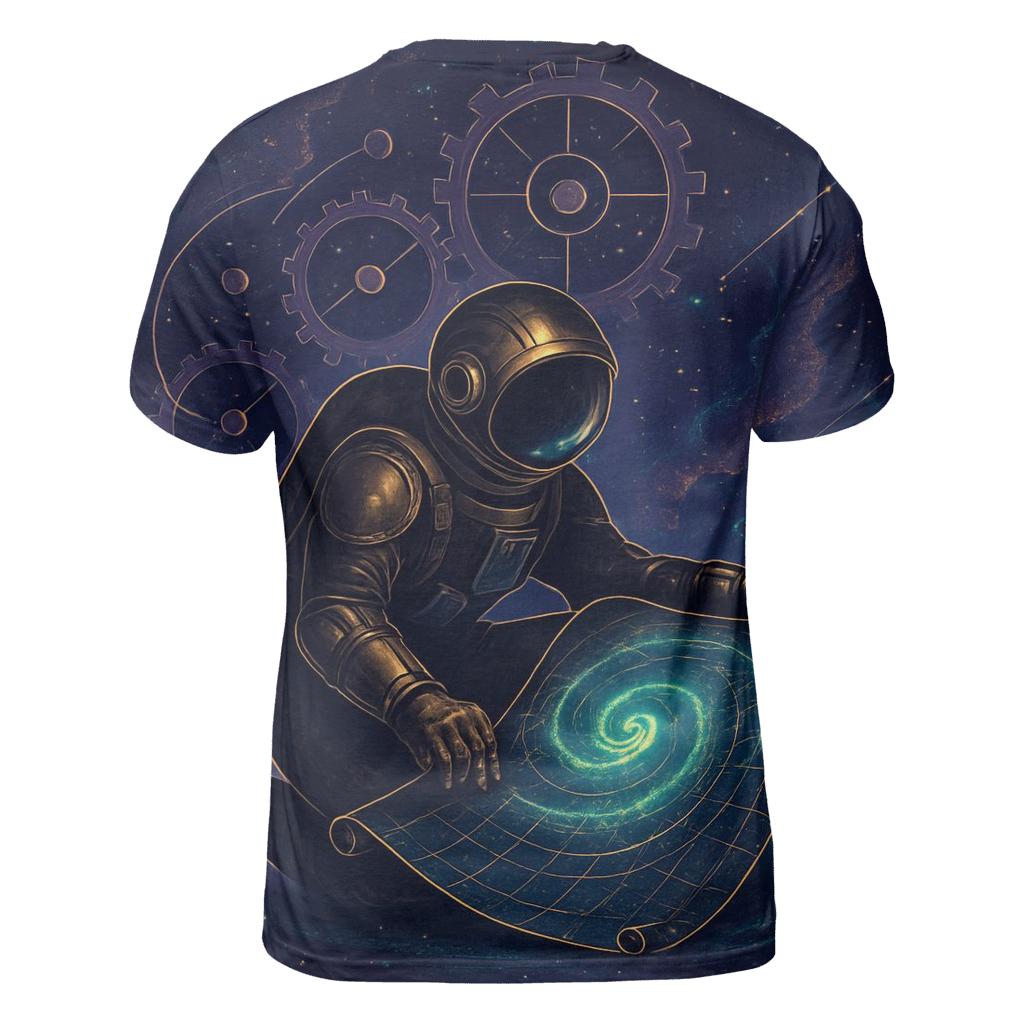 The Clockwork Nebula Cartographer statement graphic shirts
