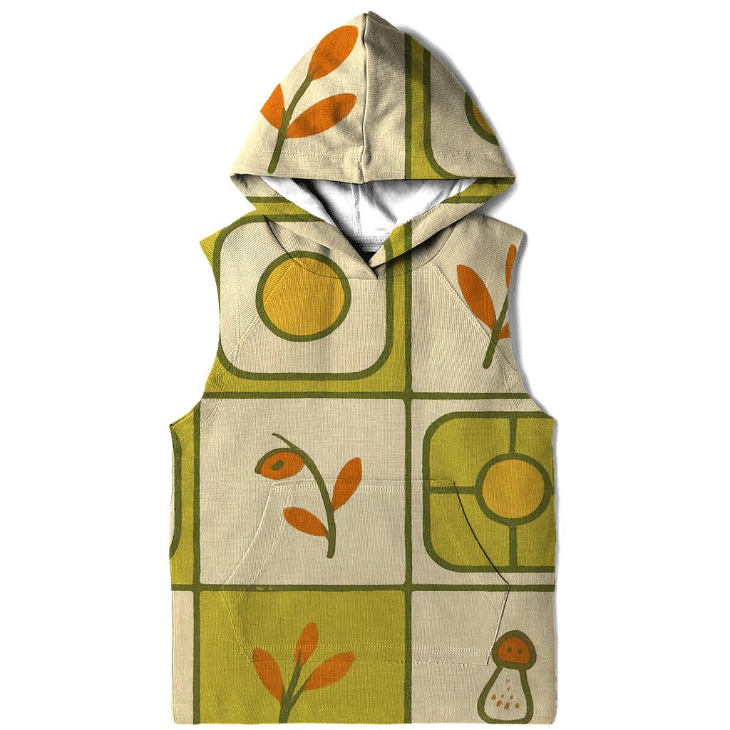 Groovy Avocado Kitchen Tiles embroidered hoodies