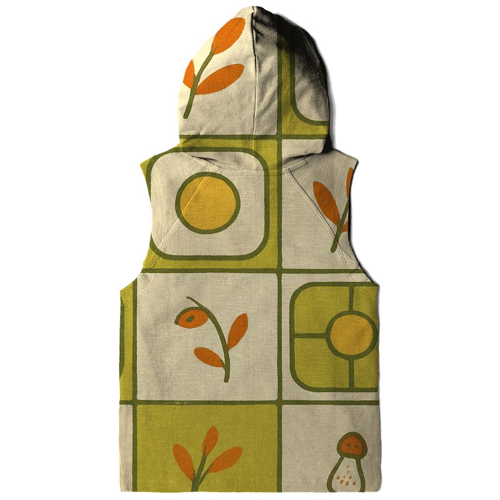 Groovy Avocado Kitchen Tiles embroidered hoodies