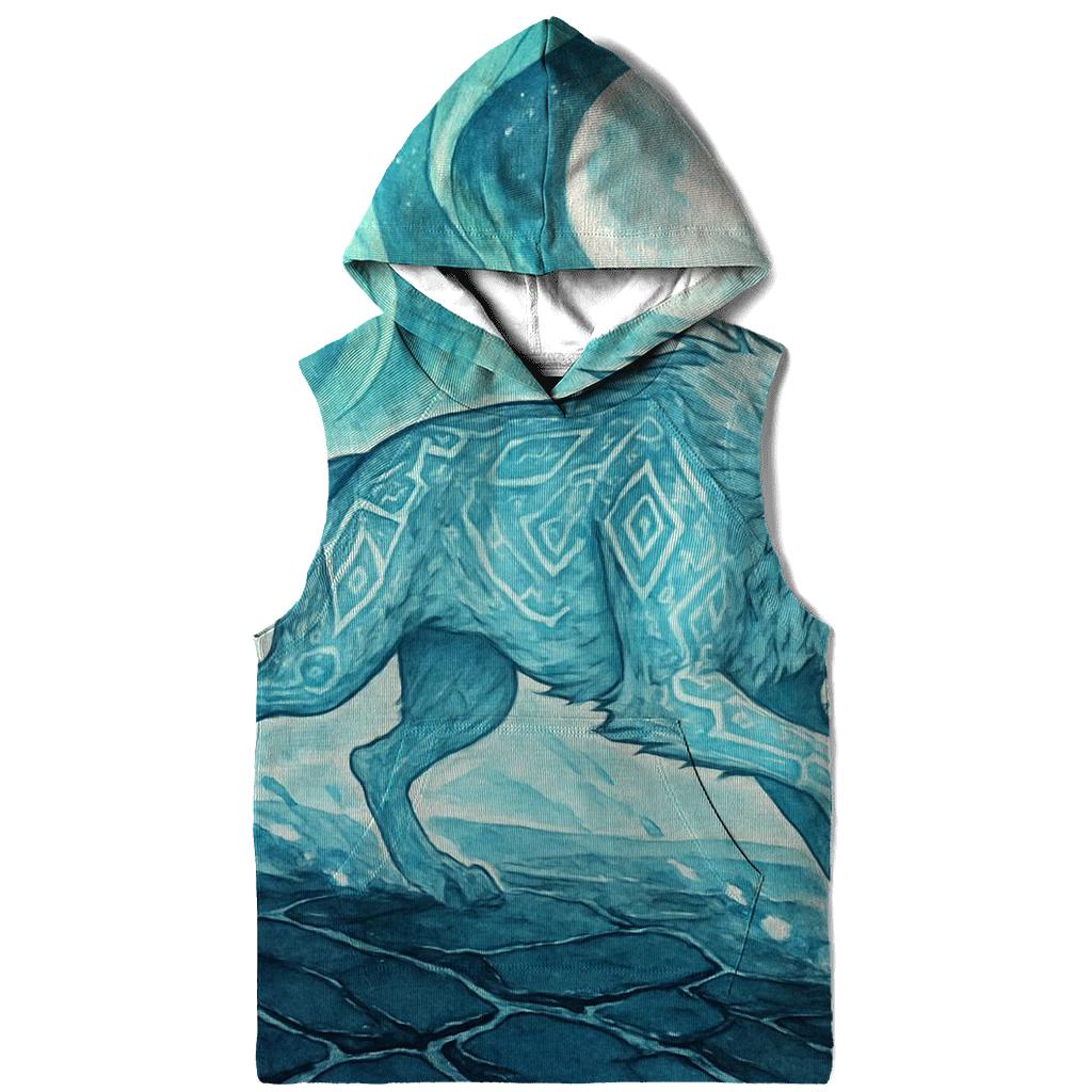 Aurora Runic Sentinel Wolf custom hoodies