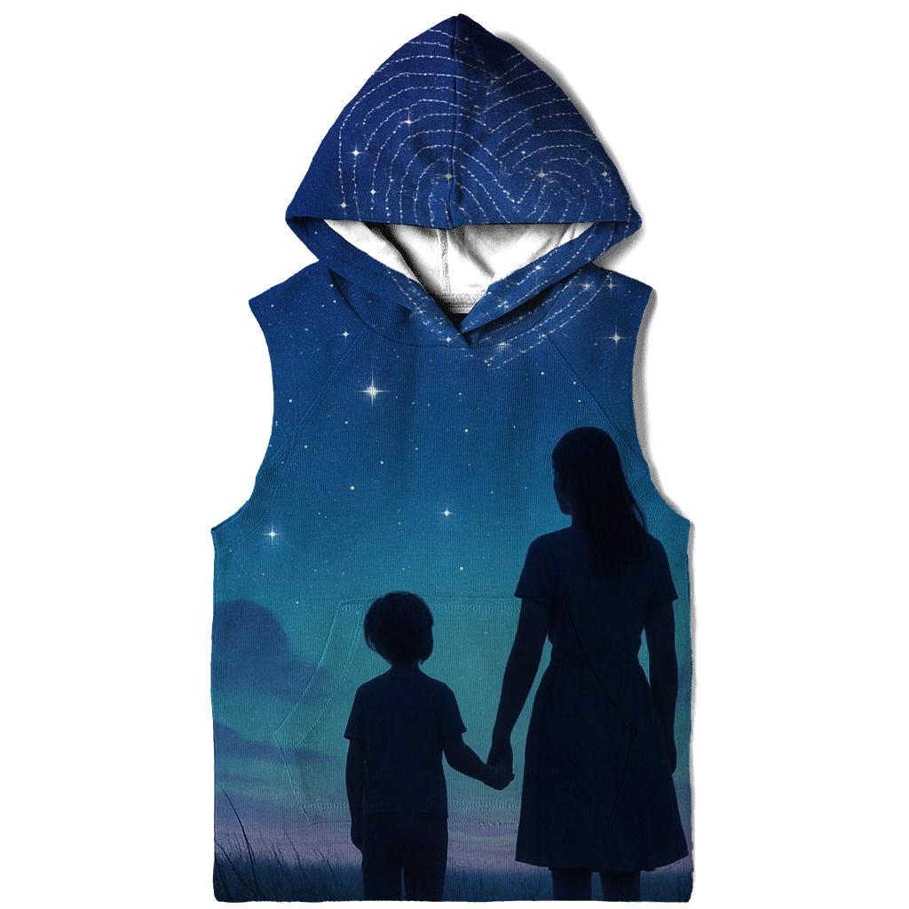 Constellation Of Care A Mothers Love Mapped In Quiet Stars embroidered hoodies