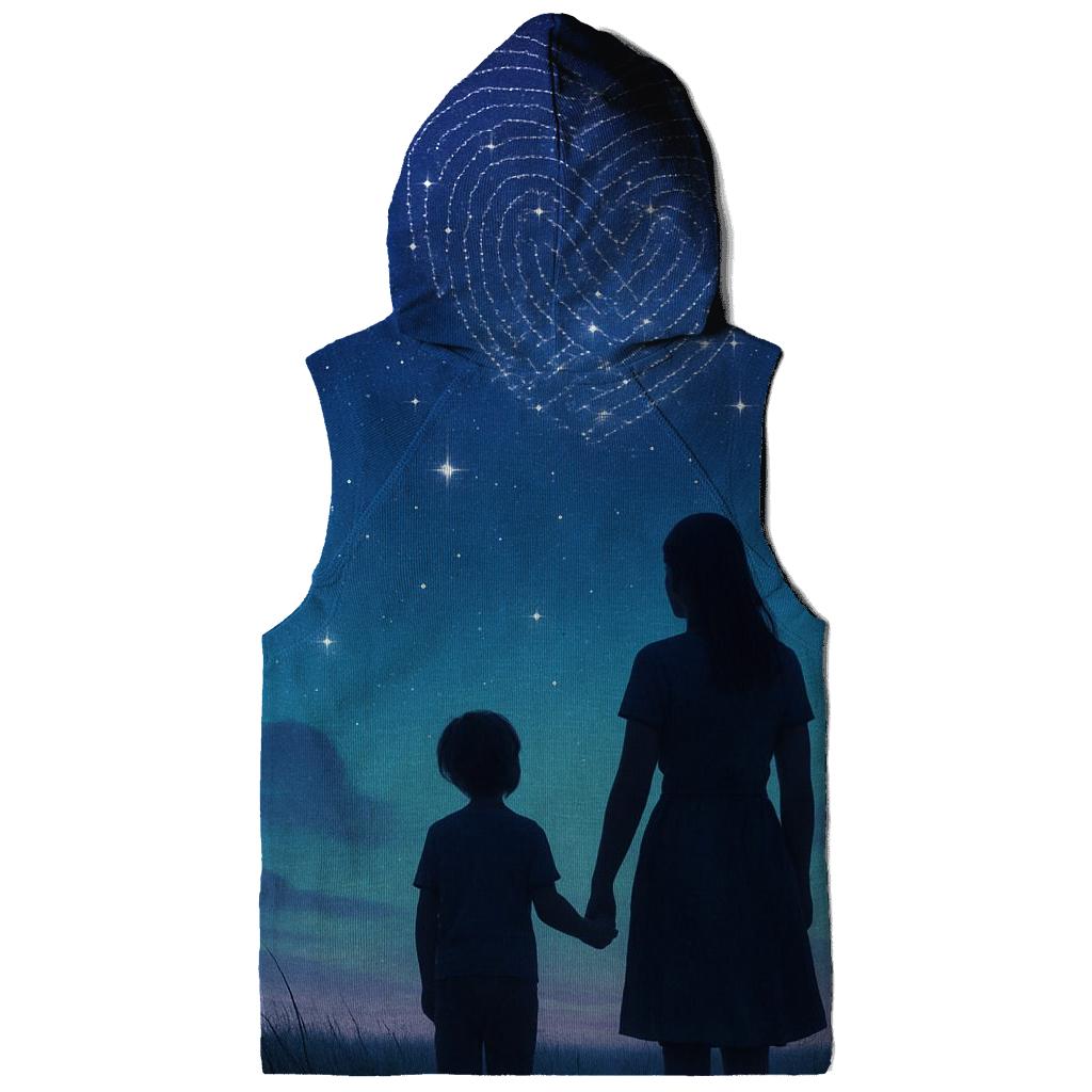 Constellation Of Care A Mothers Love Mapped In Quiet Stars embroidered hoodies