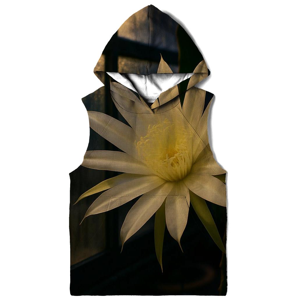 Night Blooming Cereus Under Greenhouse Condensation designer hoodies