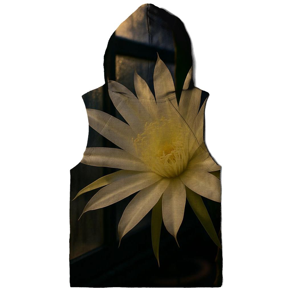 Night Blooming Cereus Under Greenhouse Condensation designer hoodies