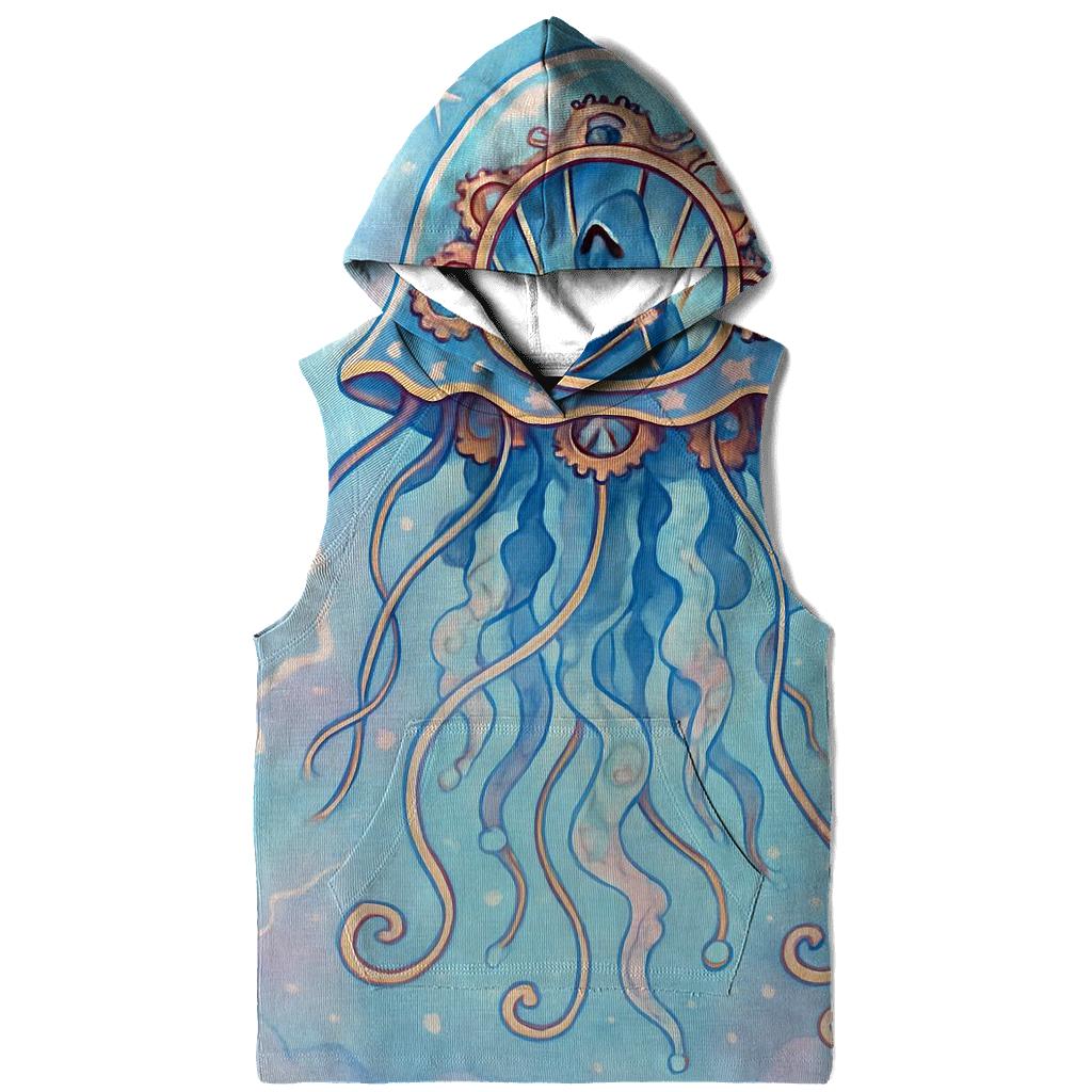 Clockwork Jellyfish Pilgrim printed hoodies