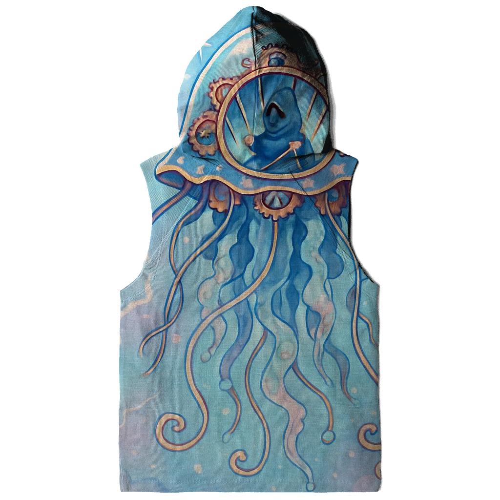 Clockwork Jellyfish Pilgrim printed hoodies