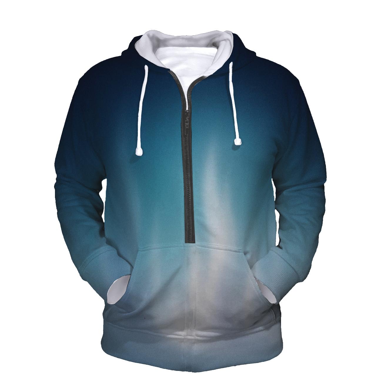 Cryovolcano Aurora Fade pullover hoodies