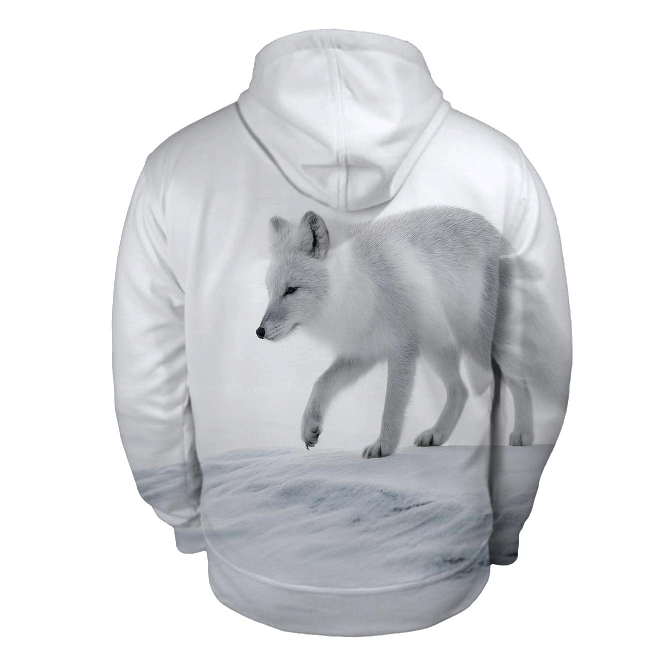Frostline Forager Arctic Fox hoodie designs