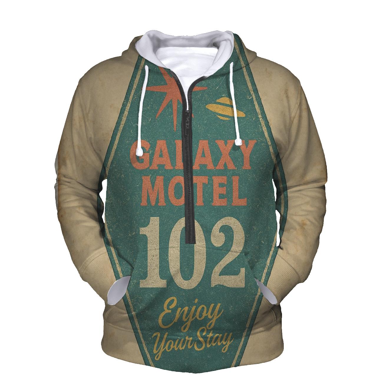 Faded Space Age Motel Key Tag lightweight hoodies